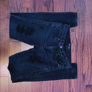 Mid-rise Black jegging